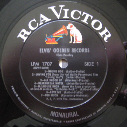 Elvis Presley : Elvis' Golden Records (LP, Comp, Mono, RE, Roc)