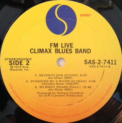 Climax Blues Band : FM/Live (2xLP, Album, Mon)