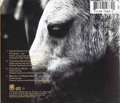 Sting : I'm So Happy I Can't Stop Crying (CD, Maxi, Jew)