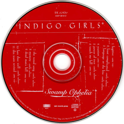 Indigo Girls : Swamp Ophelia (CD, Album, Dig)