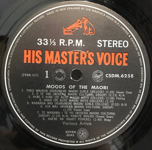 Various : Moods Of The Maori (LP, Album)