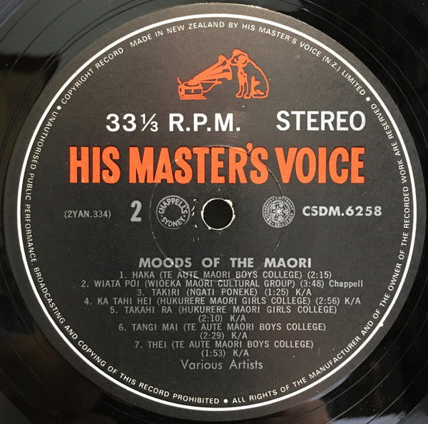 Various : Moods Of The Maori (LP, Album)