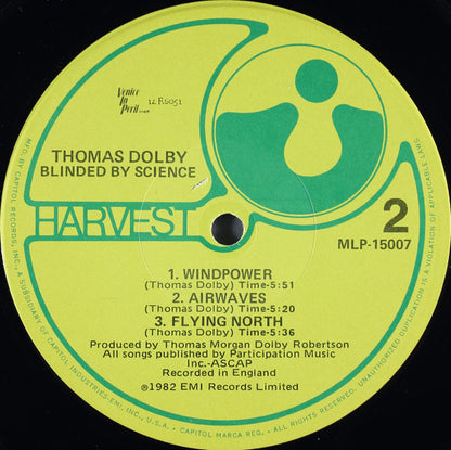 Thomas Dolby : Blinded By Science (LP, MiniAlbum, Win)