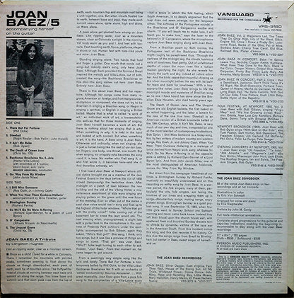 Joan Baez : 5 (LP, Album, Mono)