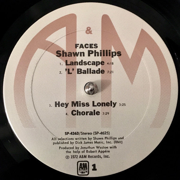 Shawn Phillips (2) : Faces (LP, Album, RE)