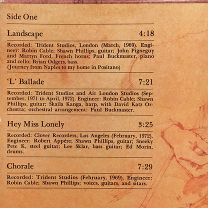 Shawn Phillips (2) : Faces (LP, Album, RE)