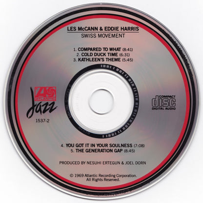 Les McCann & Eddie Harris : Swiss Movement (CD, Album, RE)