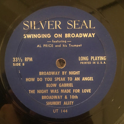Al Price (4) : Swinging On Broadway (LP, Album)