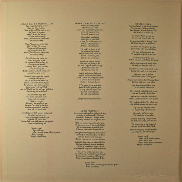 Pentangle : Cruel Sister (LP, Album)