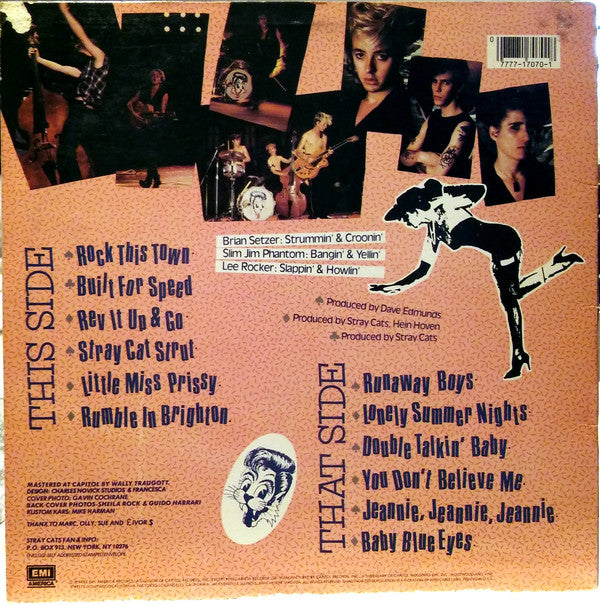 Stray Cats : Built For Speed (LP, Album, Comp, Win)