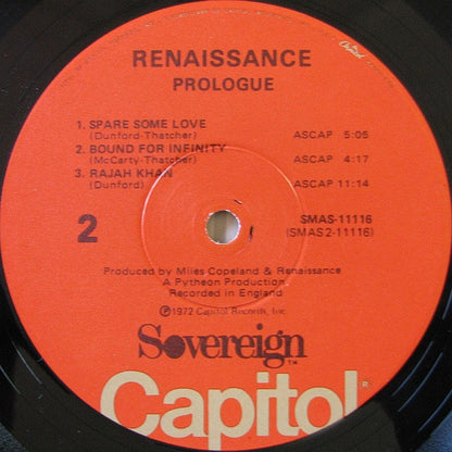 Renaissance (4) : Prologue (LP, Album, Jac)