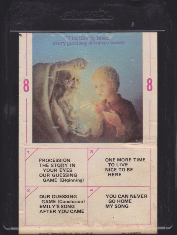 The Moody Blues : Every Good Boy Deserves Favour (8-Trk, Album, Bla)