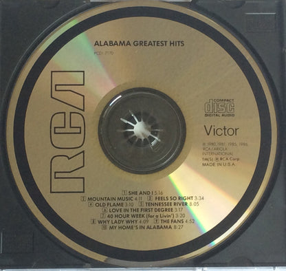 Alabama : Alabama Greatest Hits (CD, Comp, RE)