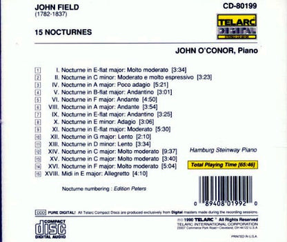 John Field (2), John O'Conor : 15 Nocturnes (CD, Album)