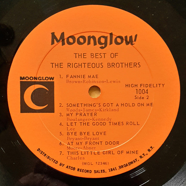 The Righteous Brothers : The Best Of The Righteous Brothers (LP, Comp, Mono)