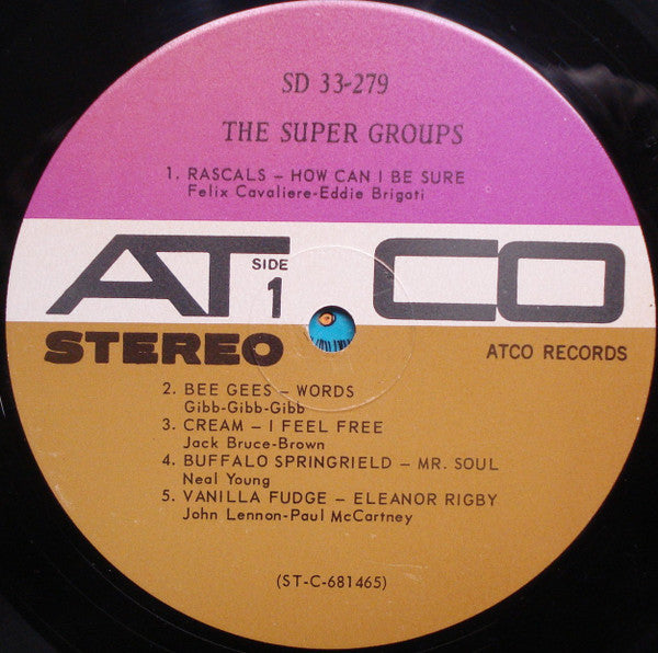 Various : The Super Groups (LP, Comp, Ind)