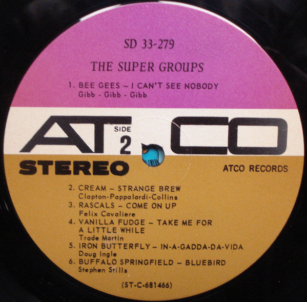 Various : The Super Groups (LP, Comp, Ind)