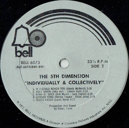 The Fifth Dimension : Individually & Collectively (LP, Album, Bes)