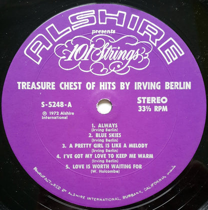 101 Strings : Treasure Chest Of Hits By Irving Berlin (LP, Album)