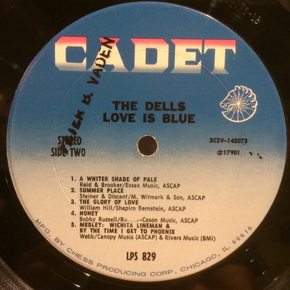 The Dells : Love Is Blue (LP, Album, Ter)