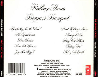 The Rolling Stones : Beggars Banquet (CD, Album, RE, RM)