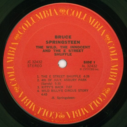 Bruce Springsteen : The Wild, The Innocent And The E Street Shuffle (LP, Album, RE, Pit)