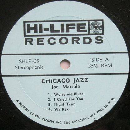 Joe Marsala : Chicago Jazz (LP, Album)