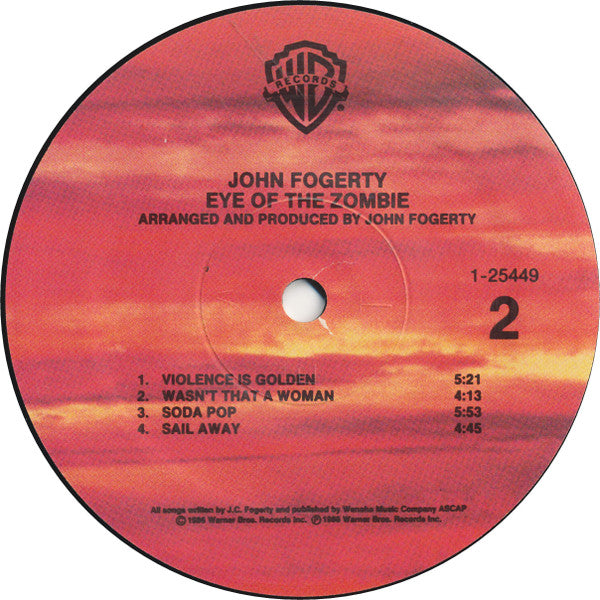 Buy John Fogerty : Eye Of The Zombie (LP, Album, Spe) Online for a