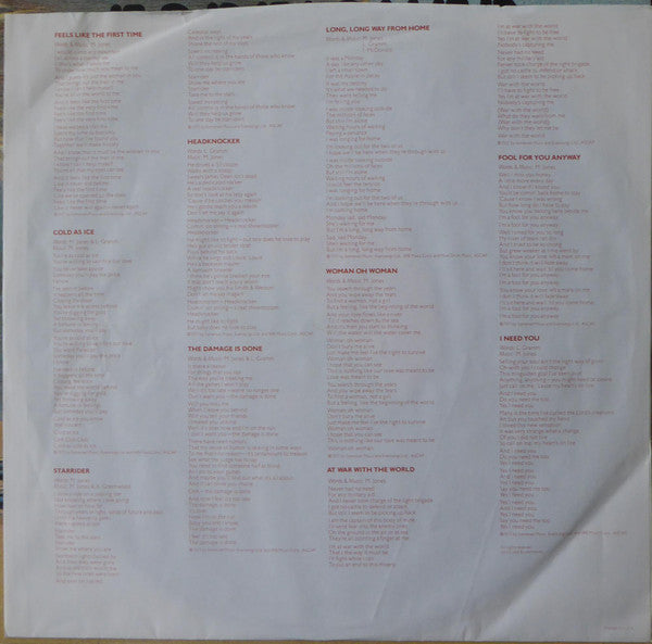 Foreigner : Foreigner (LP, Album, Club, PR)