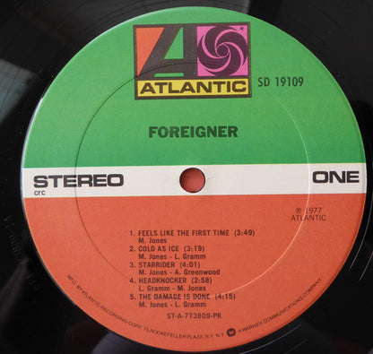 Foreigner : Foreigner (LP, Album, Club, PR)