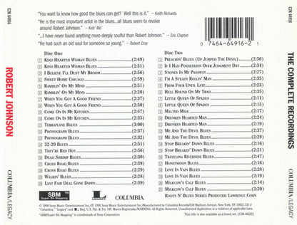 Robert Johnson : The Complete Recordings (2xCD, Comp, RE, RM)