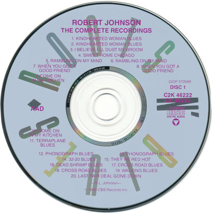 Robert Johnson : The Complete Recordings (2xCD, Comp, RE, RM)