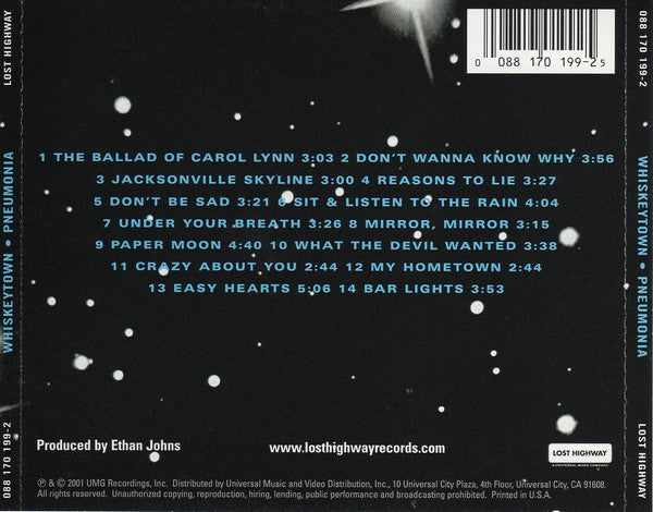 Whiskeytown : Pneumonia (CD, Album)