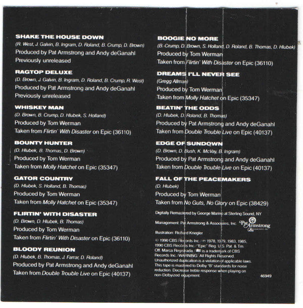 Molly Hatchet : Greatest Hits (Cass, Comp)