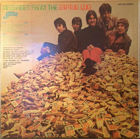 Status Quo : Messages From The Status Quo (LP, Promo)