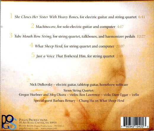 Nick Didkovsky : Tube Mouth Bow String (CD, Album)