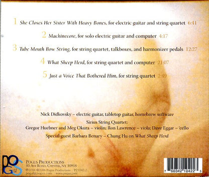 Nick Didkovsky : Tube Mouth Bow String (CD, Album)