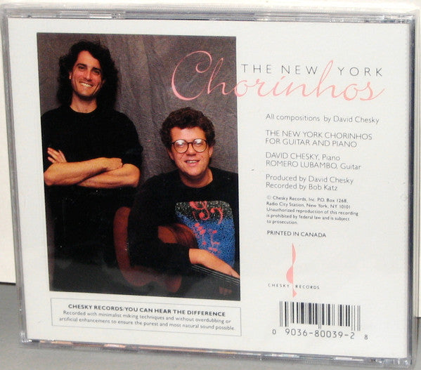 David Chesky With Romero Lubambo : The New York Chorinhos (CD, Album)