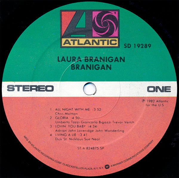 Laura Branigan : Branigan (LP, Album, Eur)