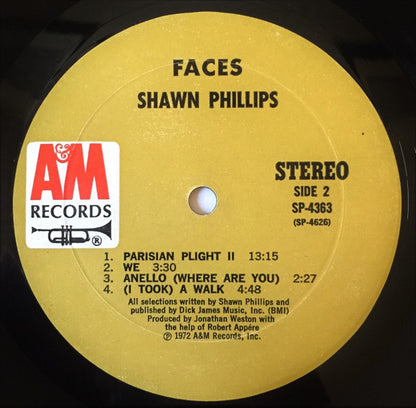 Shawn Phillips (2) : Faces (LP, Album, Mon)
