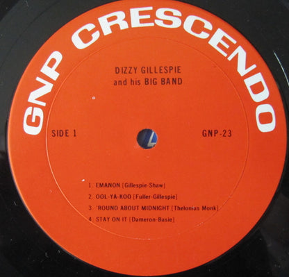 Dizzy Gillespie Big Band : In Concert (LP, Album, RE)