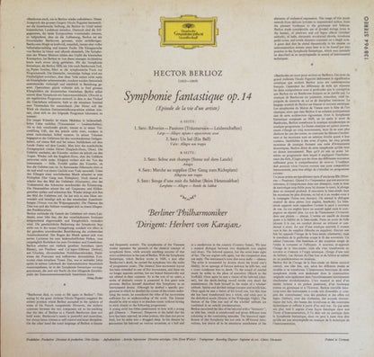Hector Berlioz · Berliner Philharmoniker · Herbert von Karajan : Symphonie Fantastique (LP, Album)