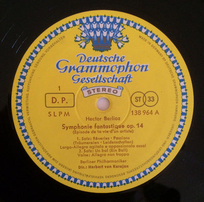 Hector Berlioz · Berliner Philharmoniker · Herbert von Karajan : Symphonie Fantastique (LP, Album)