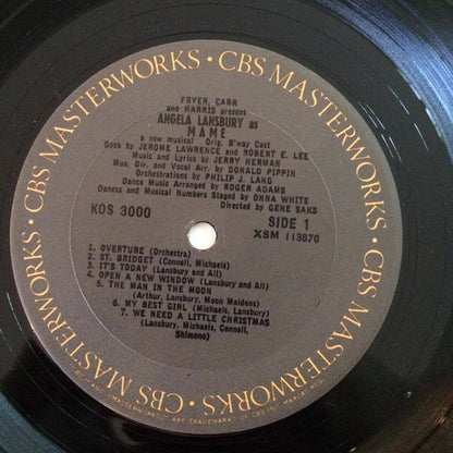 Angela Lansbury : Mame (A New Musical) (LP, Album, Pit)