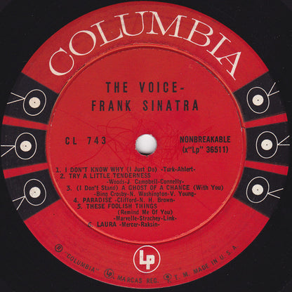 Frank Sinatra : The Voice (LP, Comp, Mono, Hol)