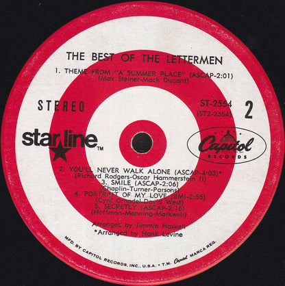 The Lettermen : The Best Of The Lettermen (LP, Comp, RE)