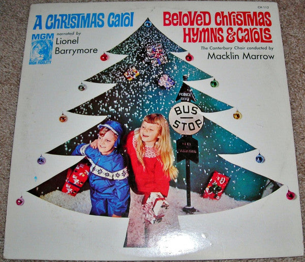 Lionel Barrymore, Canterbury Choir : A Christmas Carol / Beloved Hymns & Carols (LP, Album, RE)