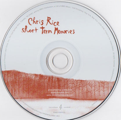 Chris Rice : Short Term Memories (CD, Comp)