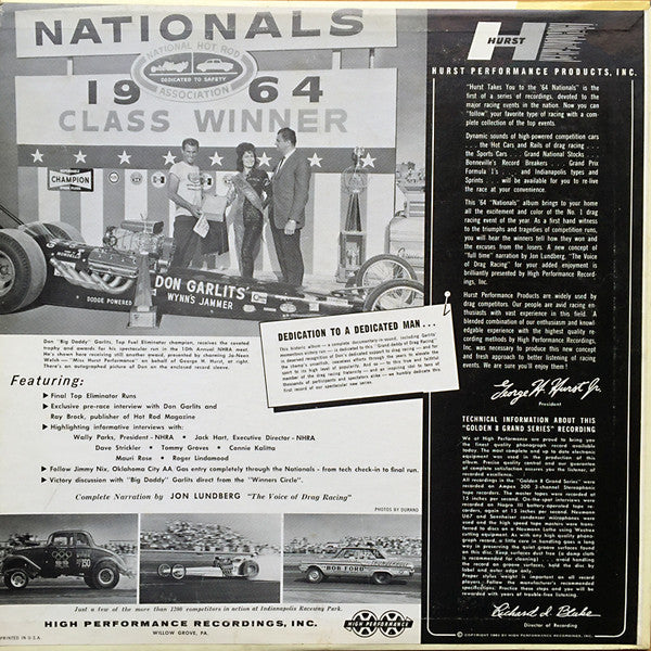 No Artist : Hurst - Takes You To The '64 Nationals (LP)