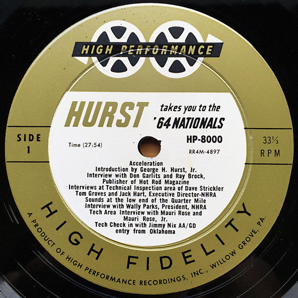 No Artist : Hurst - Takes You To The '64 Nationals (LP)